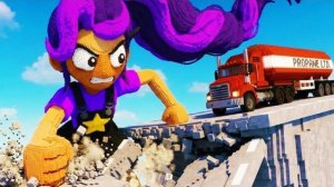 ЛИЛИ ЛАВБРЕЙДЗ ПРОТИВ 100 МАШИН НА ВЫСОКОЙ СКОРОСТИ! (POPPY PLAYTIME) КТО КРУЧЕ TEARDOWN