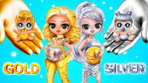 Бедная, Богатая, Гига Богатая! Идеи для кукол ЛОЛ