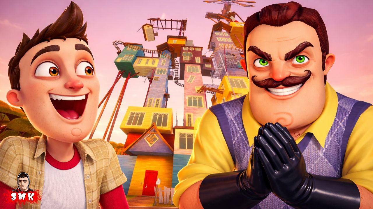 ШОУ ПРИВЕТ СОСЕД!НЕБОСКРЕБ ПРЕКРАСНОГО РЕМЕЙКА?ИГРА HELLO NEIGHBOR ПРОХОЖДЕНИЕ МОД 13 FLOORS REMAKE!