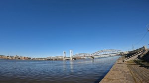 Пешеходный маршрут Санкт-Петербург Володарский мост Октябрьская набережная Финляндский мост