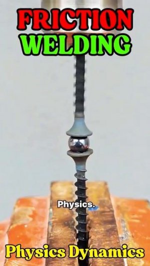 Сварка металла трением наглядно