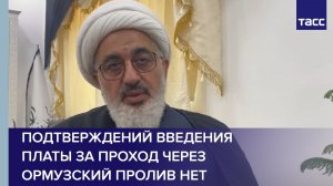 Эмиссар Хаменеи: подтверждений введения платы за проход через Ормузский пролив нет