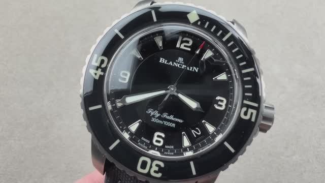 Blancpain Fifty Fathoms (5015-12B30-B52A) смотреть онлайн