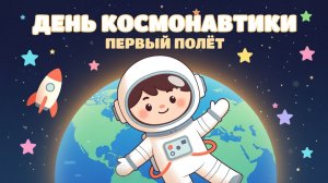 Первый полёт в космос 🚀 Познавательный мультфильм для детей