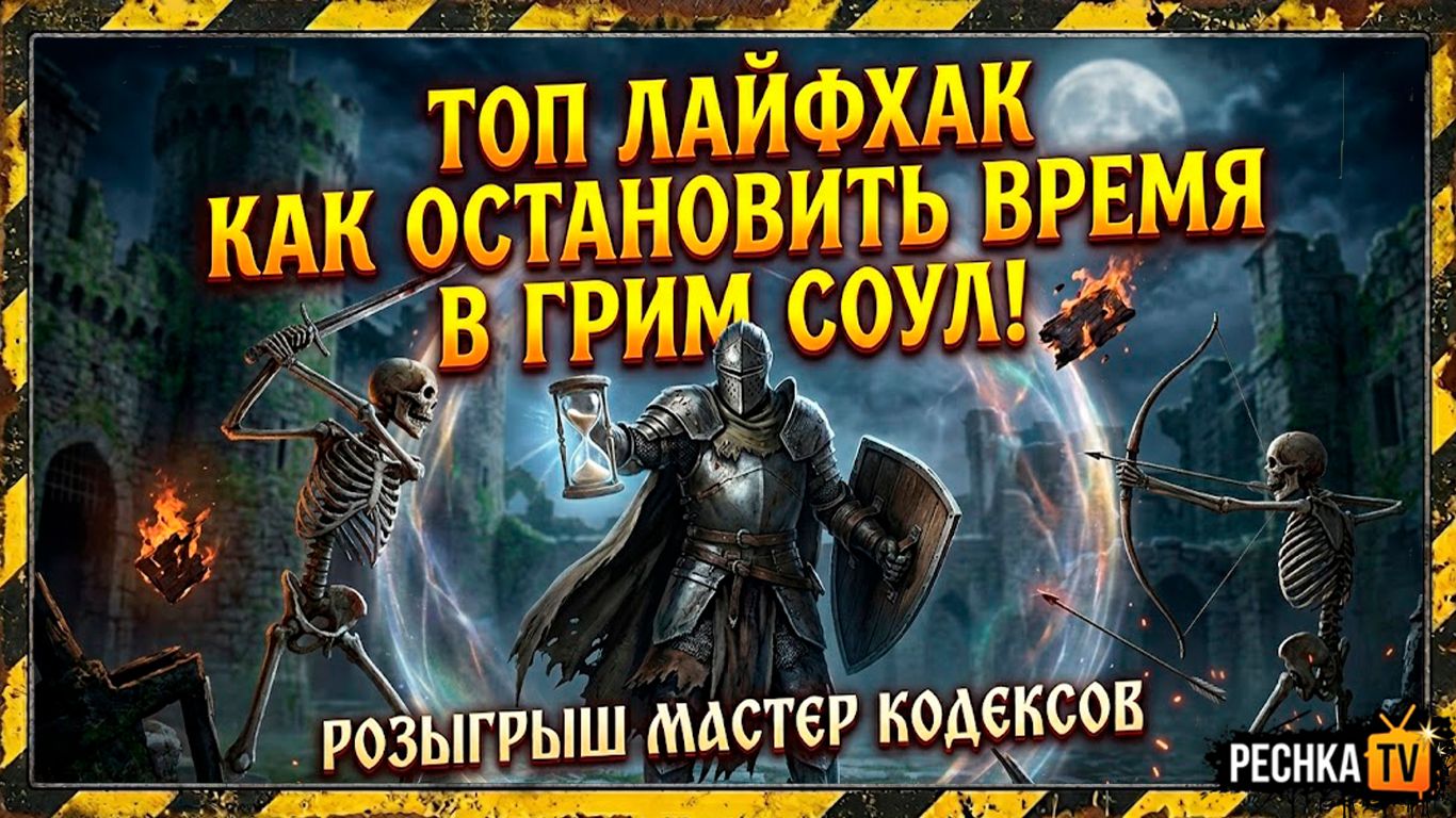 ТОП ЛАЙФХАК ИЛИ КАК ОСТАНОВИТЬ ВРЕМЯ В ГРИМ СОУЛ! РОЗЫГРЫШ МАСТЕР КОДЕКСОВ GRIM SOUL | PECHKA TV