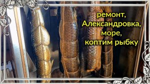 Александровка, огород у Тани. Коптим рыбу. Ремонт и море...Огород в Ейске.