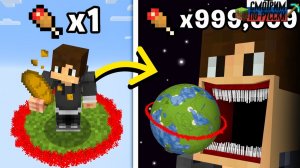 Minecraft, но если есть — увеличивается размер мира… 🌍 l СМОТРИМ ПО-РУССКИ