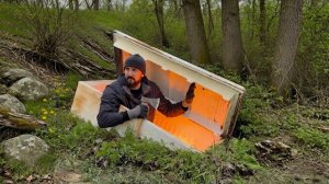 Строительство секретного убежища в холодильнике. Бушкрафт