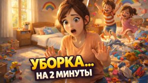 Быть мамой: Убрала на 2 минуты! Смешной мультфильм: про маму, про любовь, хаос и немного безумия!