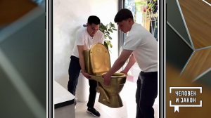 Видео недели: "резиновая" квартира; на капоте с ветерком; золотой унитаз; курьер-неудачник; зимни...