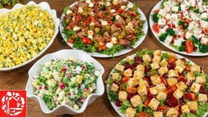 5 Быстрых праздничных Салатов Без майонеза🔥 Все просто и красиво!