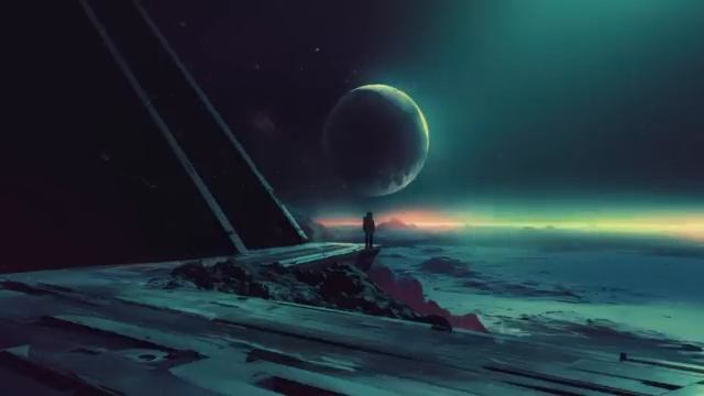 Sci-Fi, фон спокоиная
