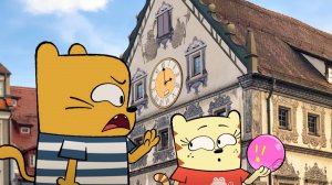 Олли и Мун,  59 серия. Вишенка на немецком торте