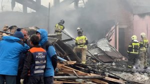 Режим ЧС ввели во Владикавказе после взрыва на складе с пиротехникой.