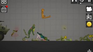 драка радужных человечков VS жёлтых человечков и роботов