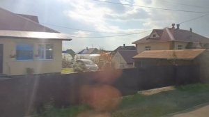 Поронайск из окна автобуса. (Видео из архива)