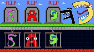 R.I.P Alphabet Lore! Если бы были ДЕВОЧКАМИ 💀