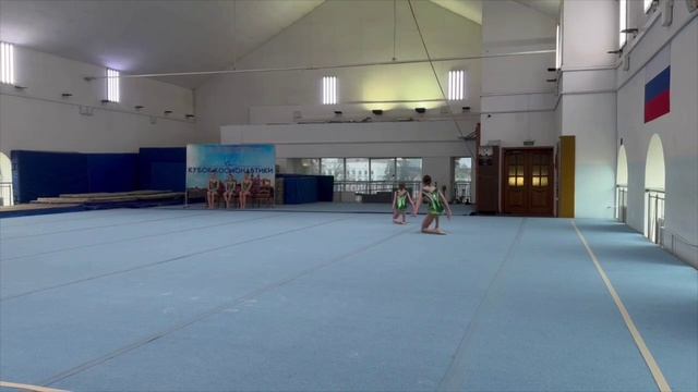 ЖП 1 взрослый разряд, Рыжова София - Коваленко Кира-Виктория, Комбинированное пражнение