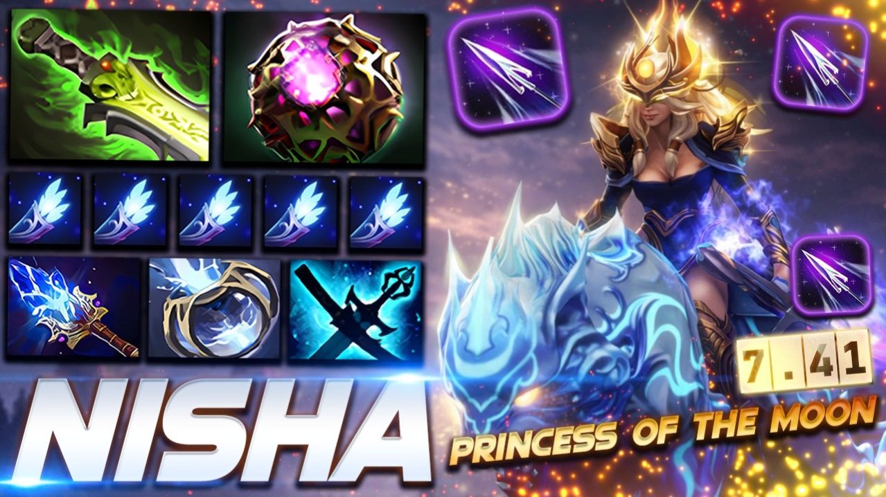 Nisha Mirana — профессиональный геймплей в Dota 2 [Смотри и учись]