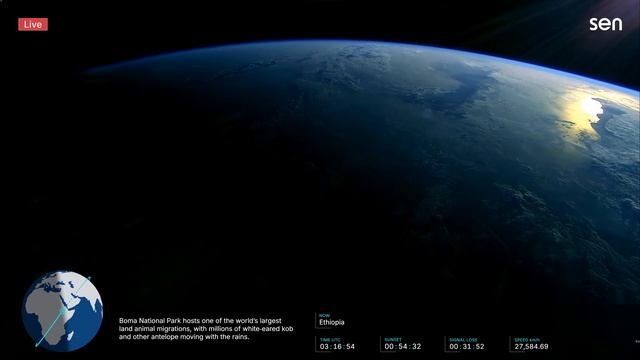 Видео Земли из космоса в очень хорошем качестве.