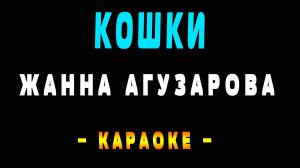 Караоке Жанна Агузарова - Кошки