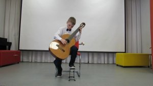 Семенов Владислав, ДШИ№38, М.Каркасси " Аллегретто" C- Dur