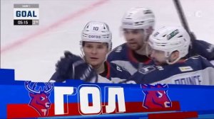 КХЛ. Металлург_Торпедо 09042026 матч 1. Федоров потерял клюшку. Гол как результат.