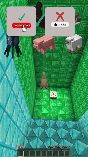 Minecraft Mob Spike Сhallenge  minecraft 7x7