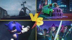 СОНИК И ДРУЗЬЯ ПРОТИВ СТРАШНЫХ ЧУДИЩ: волшебное приключение! 🦸♂️🚌👹✨