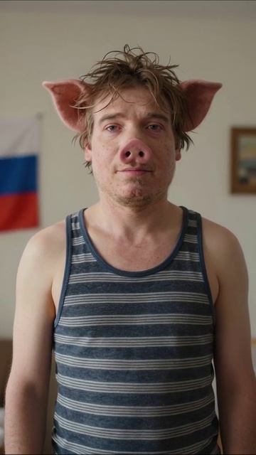 Невероятные превращения: человек в свинью юмор переодевание скетч