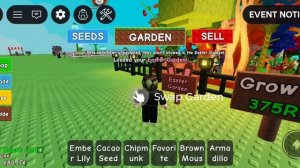 Играю в вырасти сад, получил пасхальное семя в пасхальном пасхе ,шанс три процента