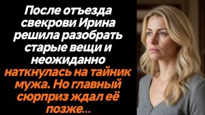 Жизненные истории/После отъезда свекрови Ирина решила разобрать старые вещи и неожиданно наткнулась
