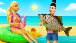 Барби ПРЕВРАТИЛАСЬ В РЫБУ! 🐠🌊 Случайное превращение в морскую обитательницу!✨