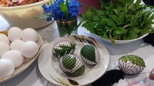 Готовимся к Пасхе. Мой способ покраски яиц. Так делаю каждый год.