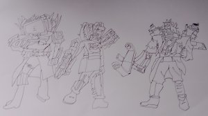 рисую трех титанов скибиди туалет 🔥🔥🔥