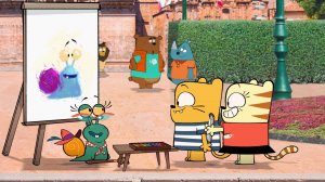 Олли и Мун,  26 серия. Уроки рисования в Перу