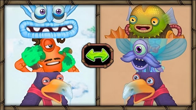 Остров Холода, но Все Песни Монстров Сделаны в Мсм Композиторе (My Singing Monsters)