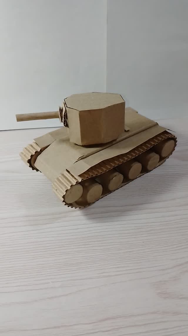 Танк из картона анонс нового видео 2026