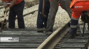 В Дзержинском районе Волгограда реконструируют трамвайные пути