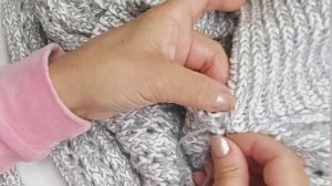 Джемпер "Кино" кеттлевание горловины