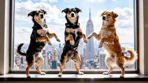 ПРИКОЛЬНОЕ ВИДЕО | СОБАКИ ТАНЦУЮТ | РАЗВЛЕКАТЕЛЬНОЕ ВИДЕО | ПОДНИМЕТ НАСТРОЕНИЕ