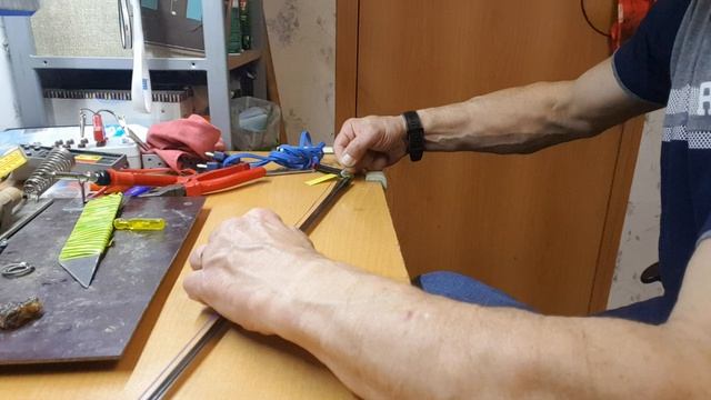 Урок №4. Проклейка клинка часть 1