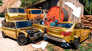 Угнал кучу золотых чит тачек у мажора в GTA 5! Битва воров в ГТА 5 Онлайн!