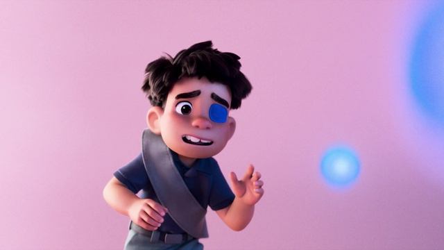 9. Элио поговорил с маленьким инопланетянином на корабле