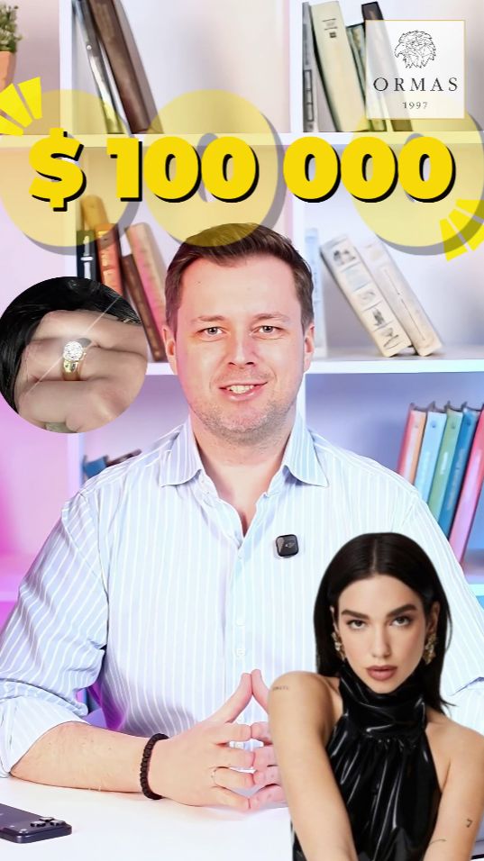 ДУА ЛИПА и её помолвочное кольцо за 100 000 $ | Бриллиант 2,5 карата #помолвочноекольцо #кольцо