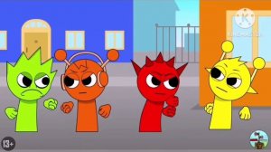 All fight clouds sprunki