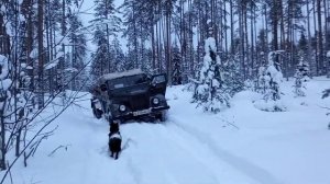 На Газ-69 за дровами