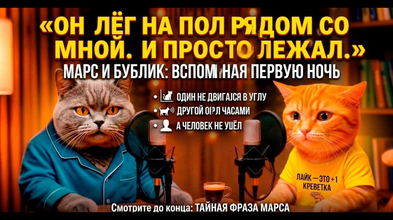 😥 Он лёг на пол рядом со мной. И просто лежал.