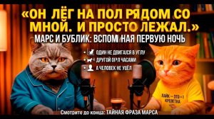 😥 Он лёг на пол рядом со мной. И просто лежал.