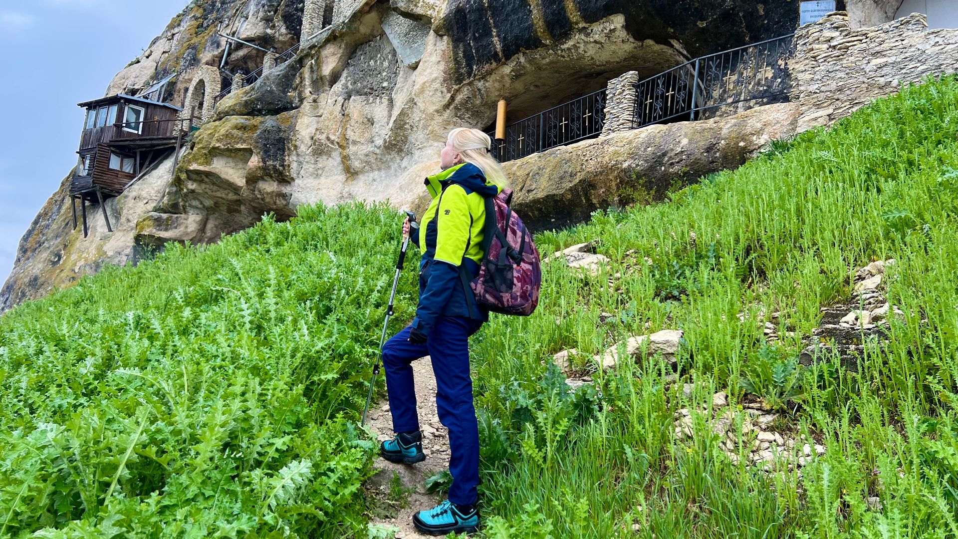 Прогулка по весеннему Мангупу. Живописные пейзажи. Крым 2026.